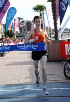 Ben Douglas (Durham City) winner of the BUPA Great Run 5k.